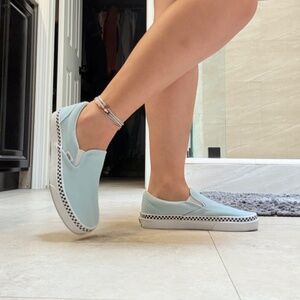 light blue vans